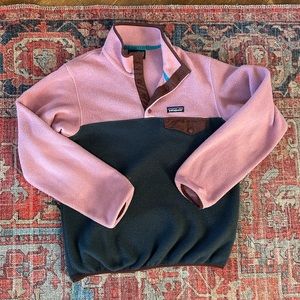 Patagonia fleece snap pullover